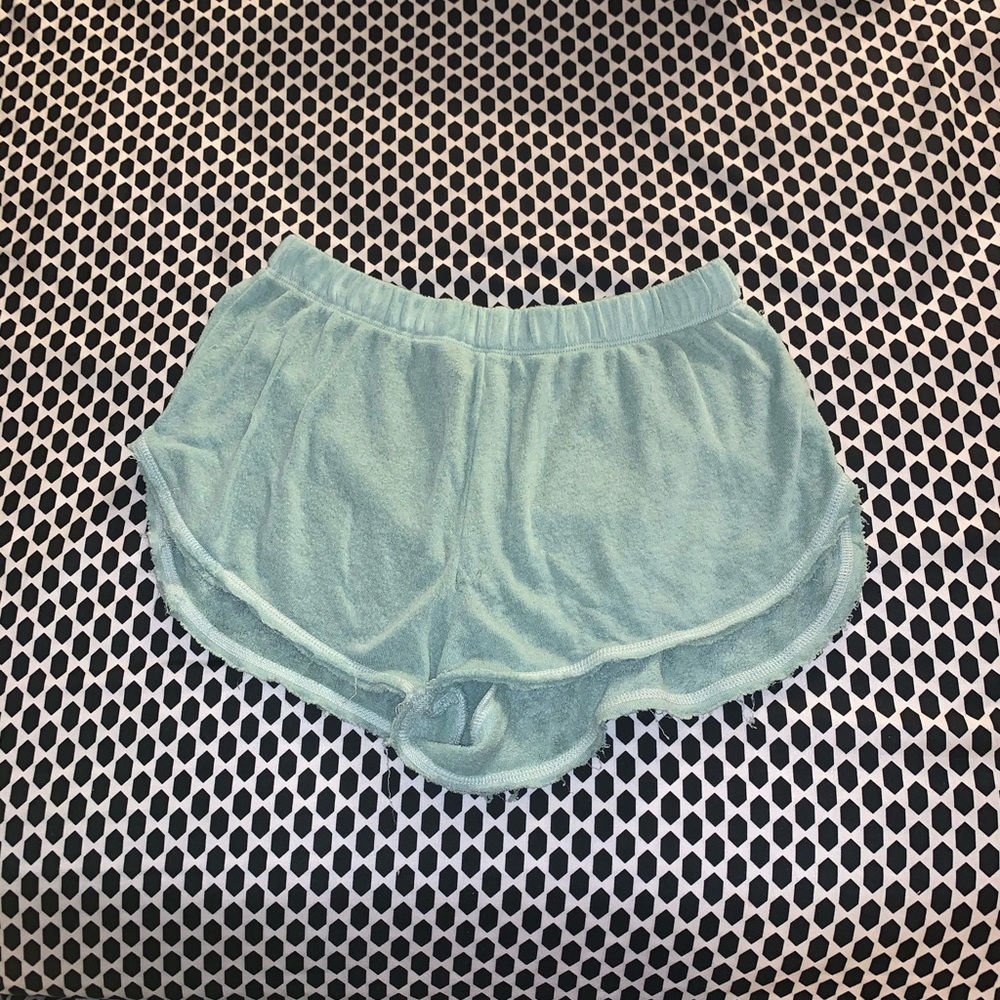 Loose Light Green Shorts